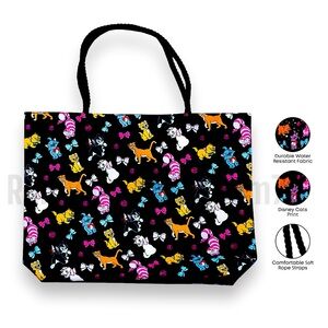 “Disney Cats” Water Resistant Canvas Tote Bag